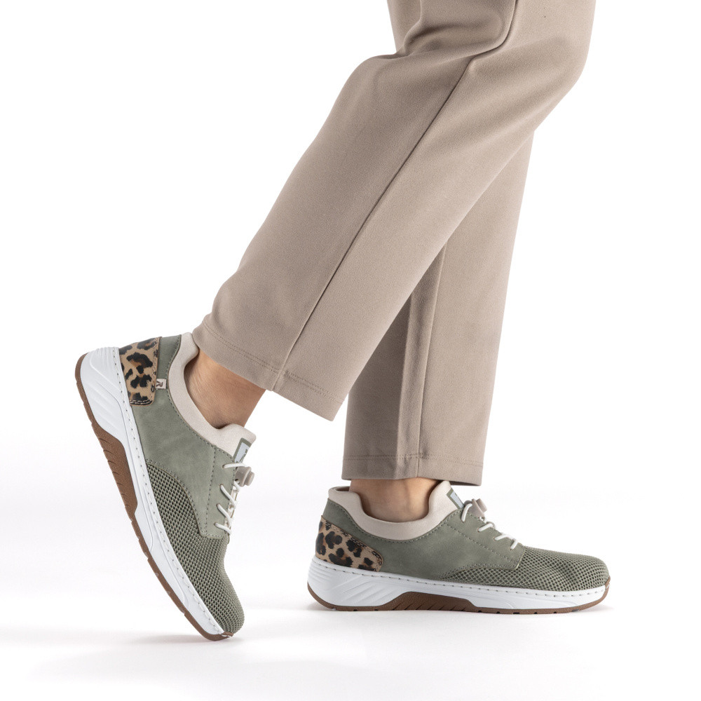 detail Dámské tenisky RIEKER 53160-52 zelená S6