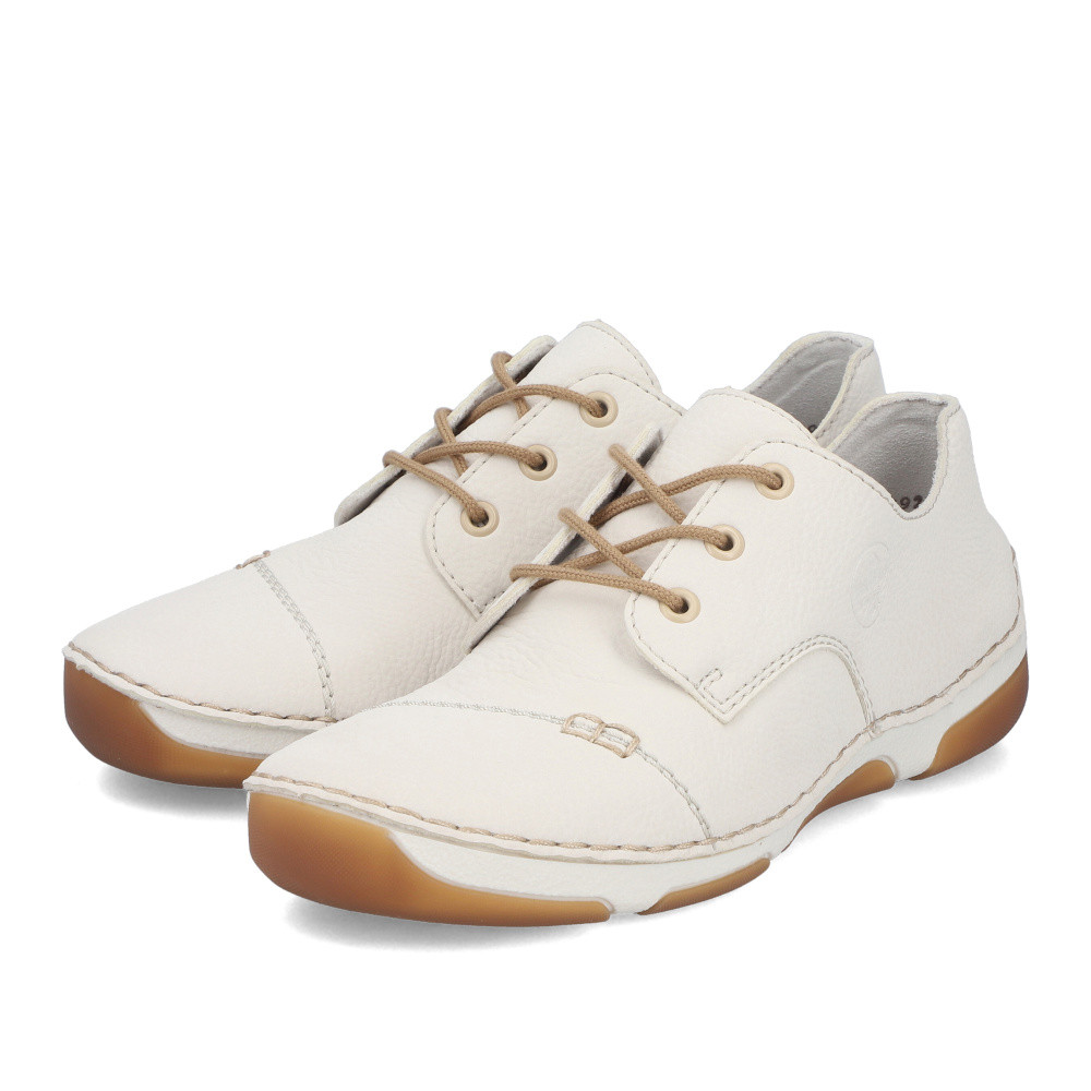 detail Dámské polobotky RIEKER 55920-80 béžová S6