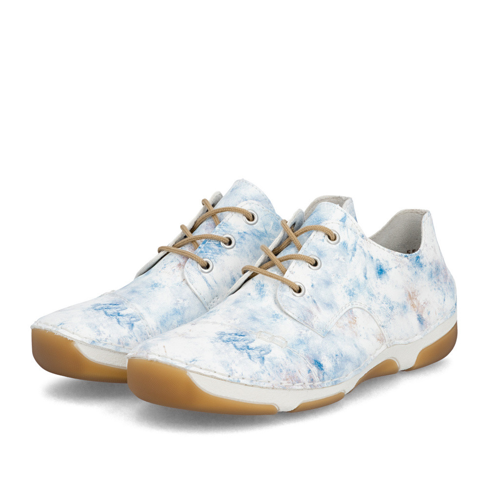 detail Dámské polobotky RIEKER 55920-90 bílá S6