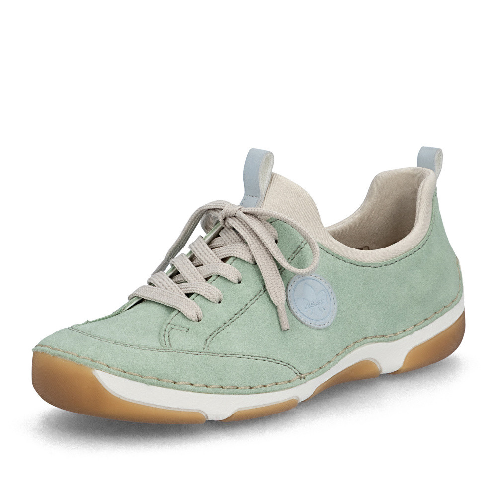 detail Dámské polobotky RIEKER 55950-52 zelená S6