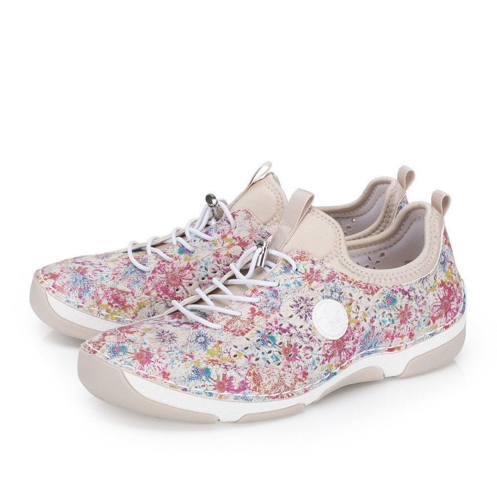 detail Dámské tenisky RIEKER 55967-90 béžová S6