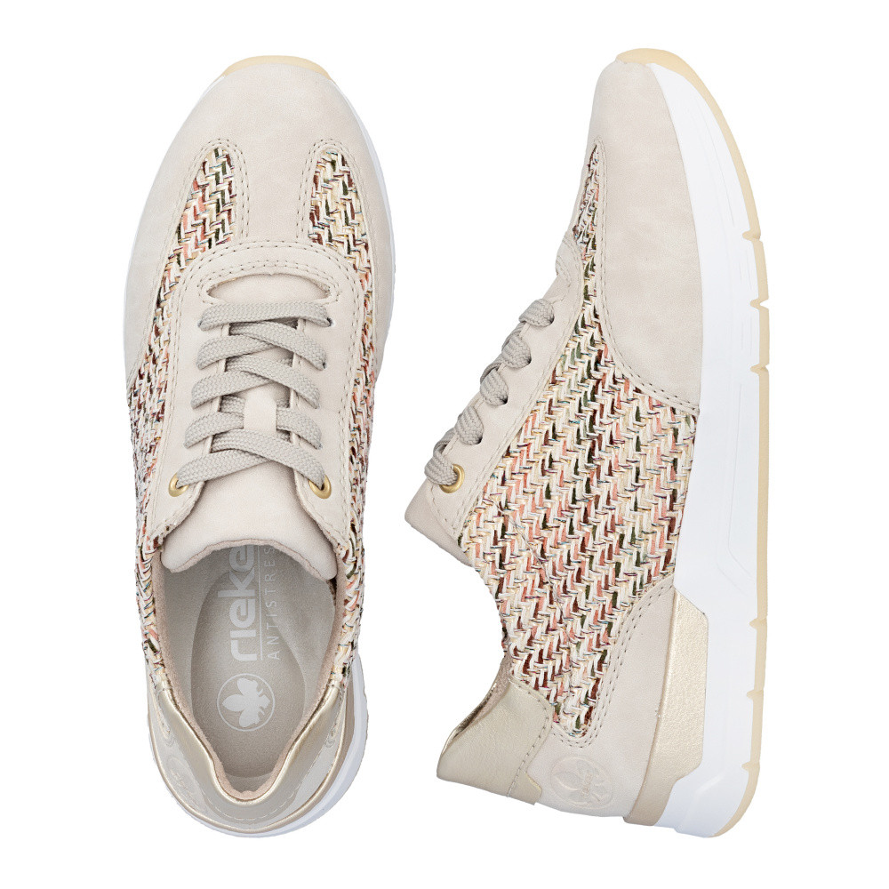 detail Dámské tenisky RIEKER 58906-91 béžová S6