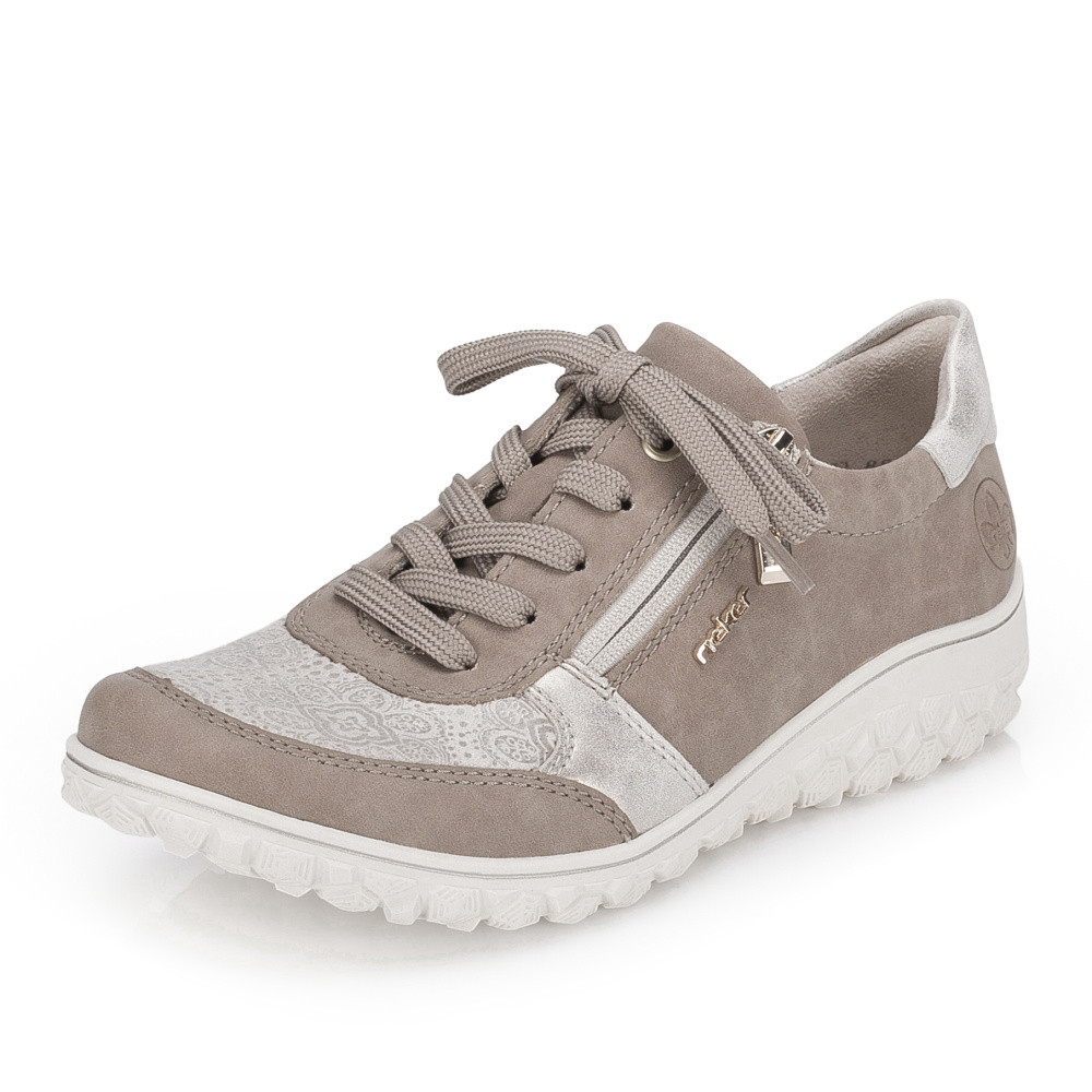 detail Dámské polobotky RIEKER 59502-62 béžová S6