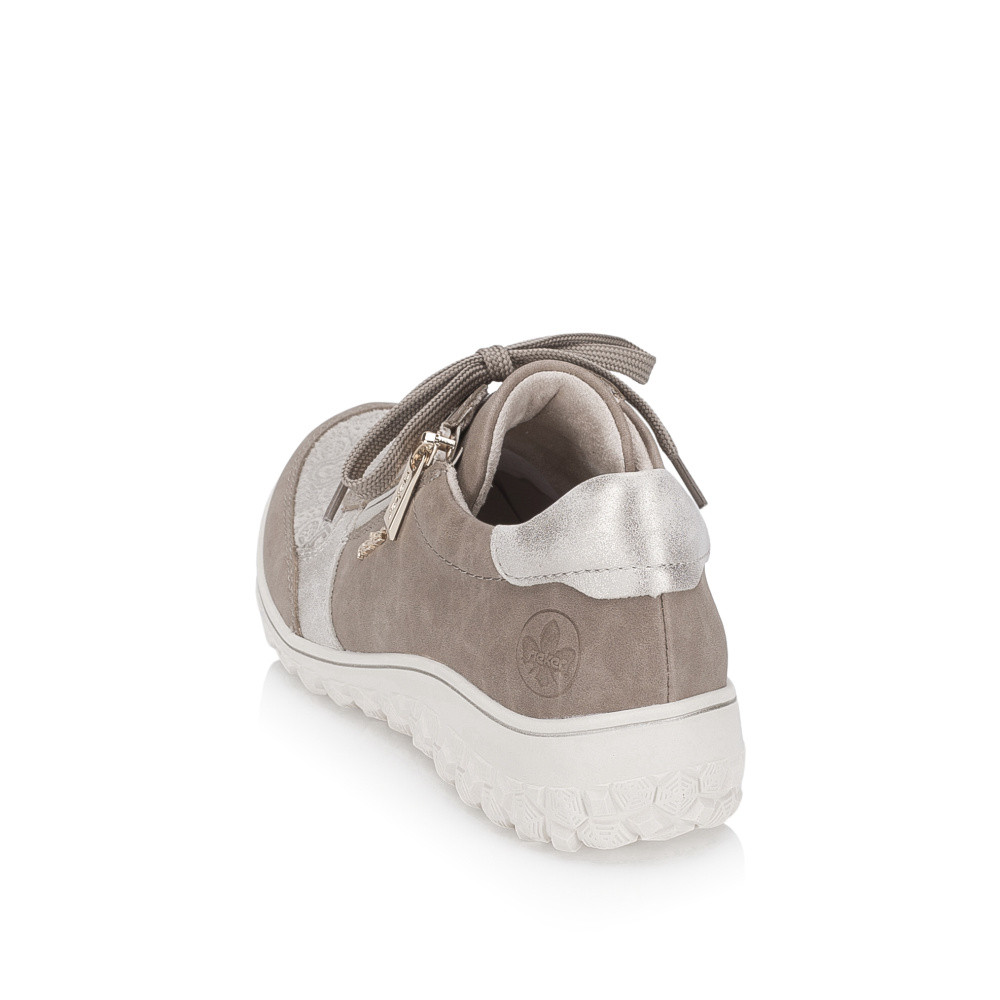 detail Dámské polobotky RIEKER 59502-62 béžová S6