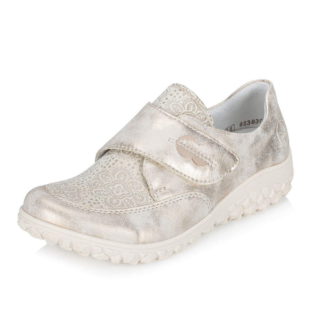 detail Dámské polobotky RIEKER 59552-62 béžová S6