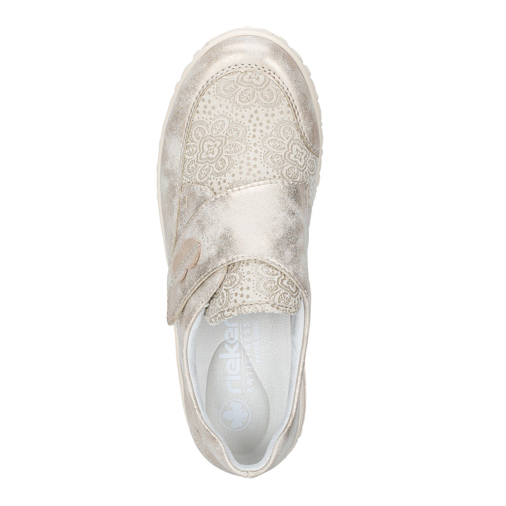 detail Dámské polobotky RIEKER 59552-62 béžová S6