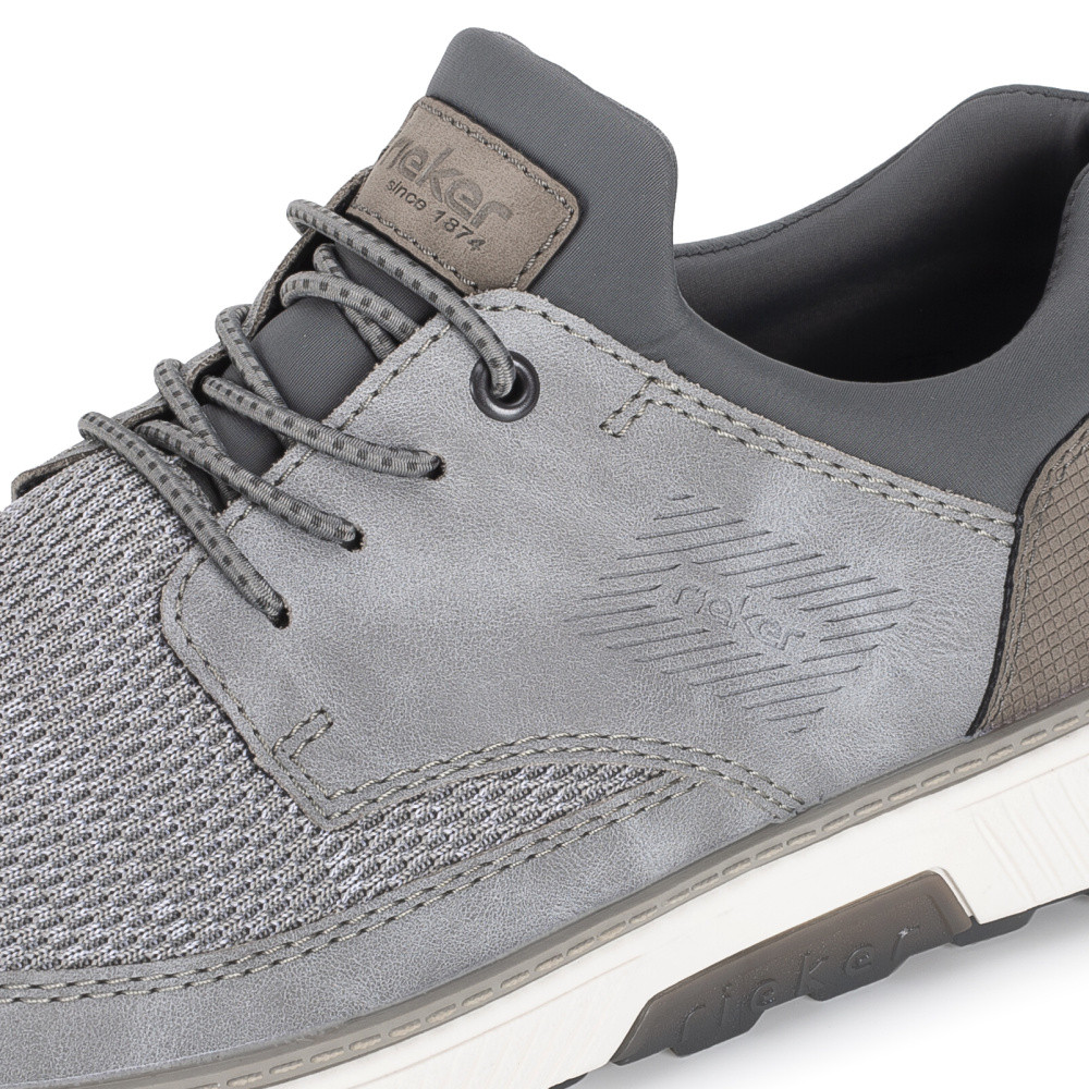 detail Pánské polobotky RIEKER B3354-40 šedá S6