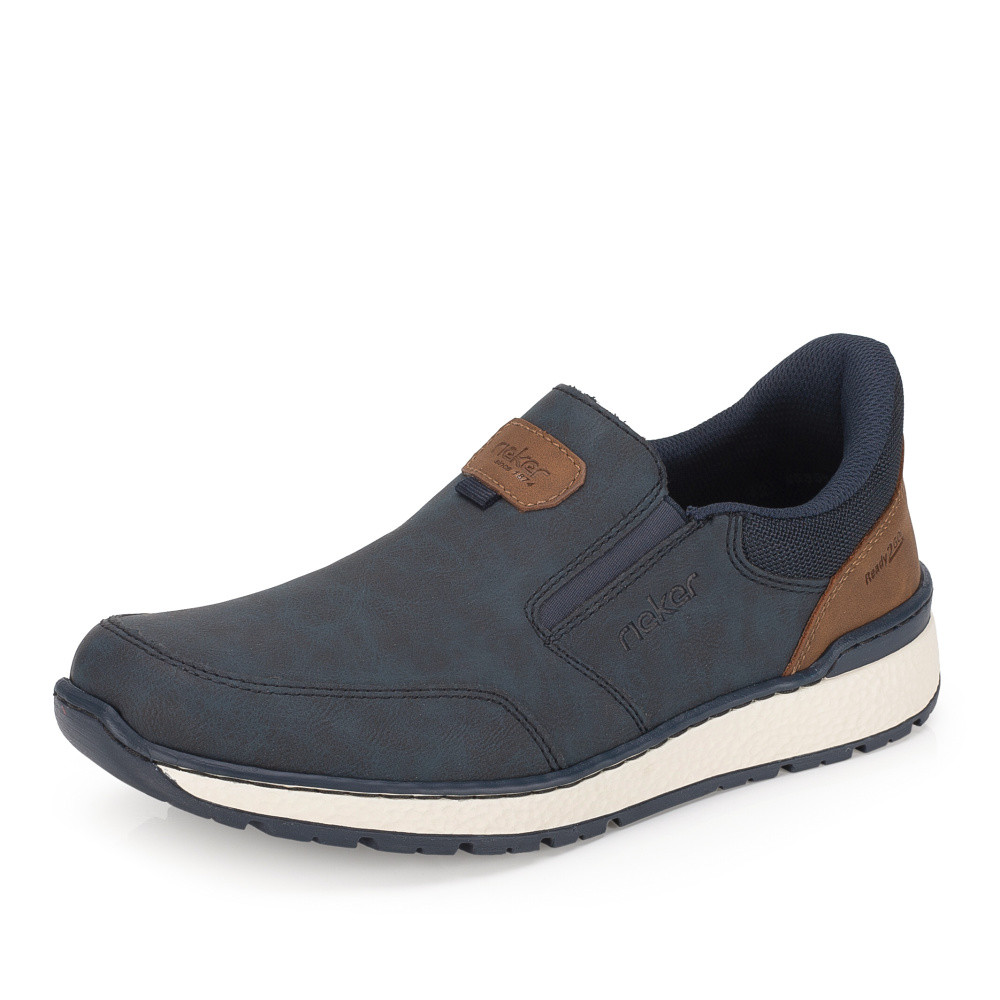 detail Pánské mokasíny RIEKER B9057-14 modrá S6