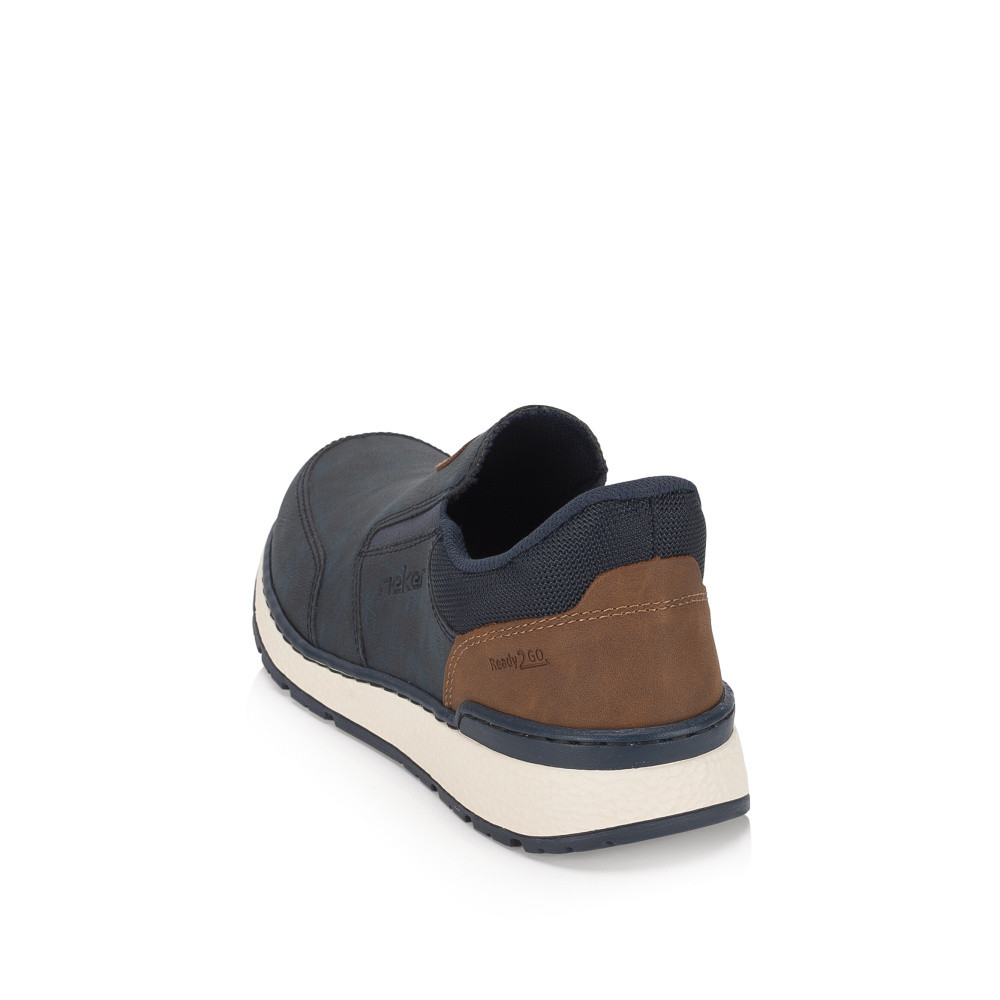 detail Pánské mokasíny RIEKER B9057-14 modrá S6