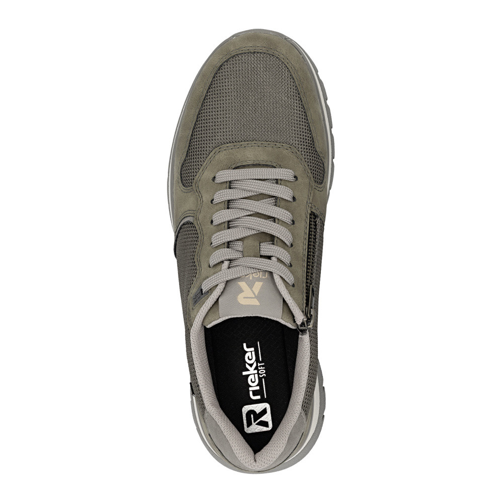 detail Pánské tenisky RIEKER B9302-54 zelená S6