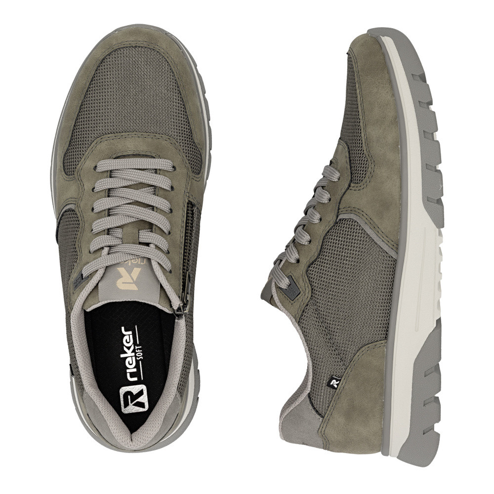 detail Pánské tenisky RIEKER B9302-54 zelená S6