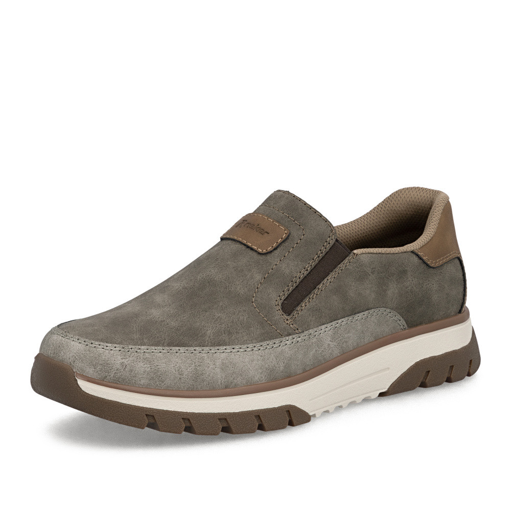 detail Pánské mokasíny RIEKER B9350-25 hnědá S6