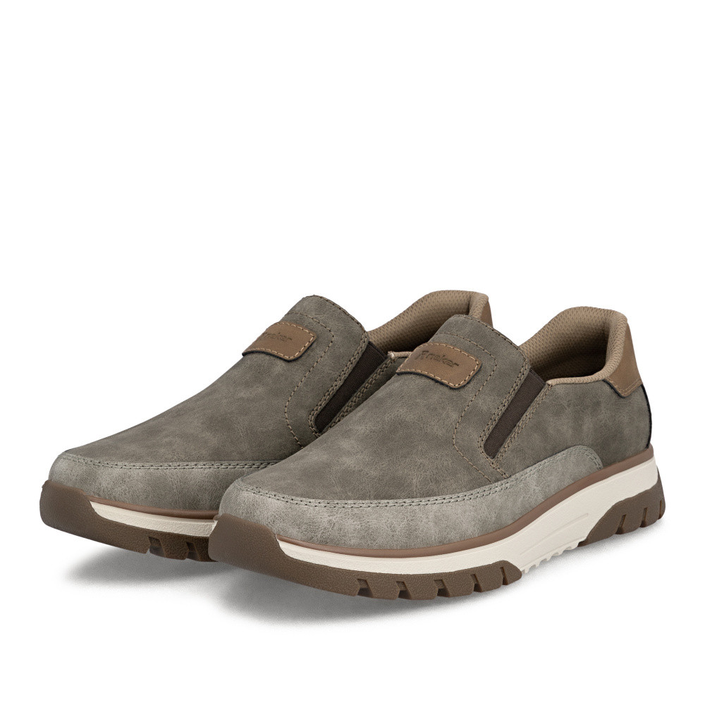 detail Pánské mokasíny RIEKER B9350-25 hnědá S6