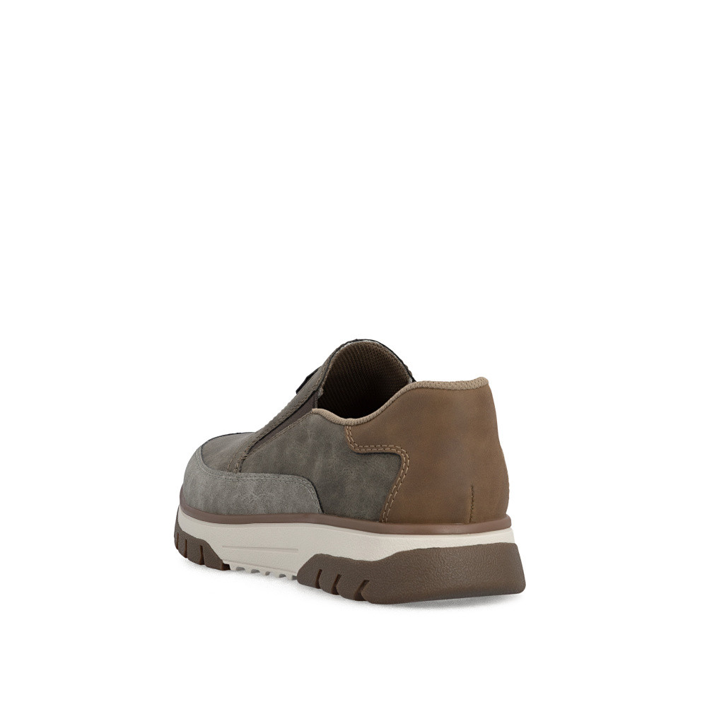 detail Pánské mokasíny RIEKER B9350-25 hnědá S6