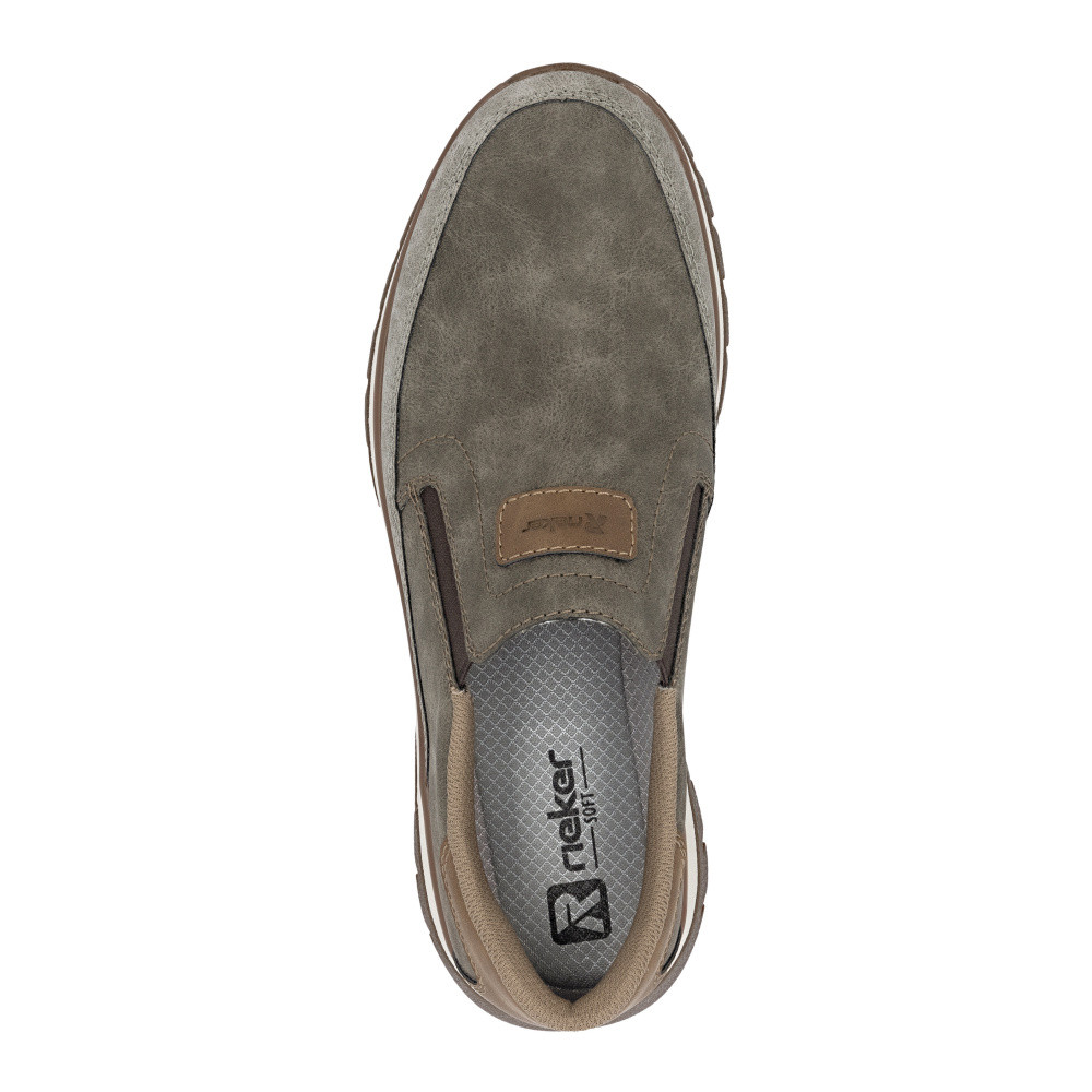 detail Pánské mokasíny RIEKER B9350-25 hnědá S6