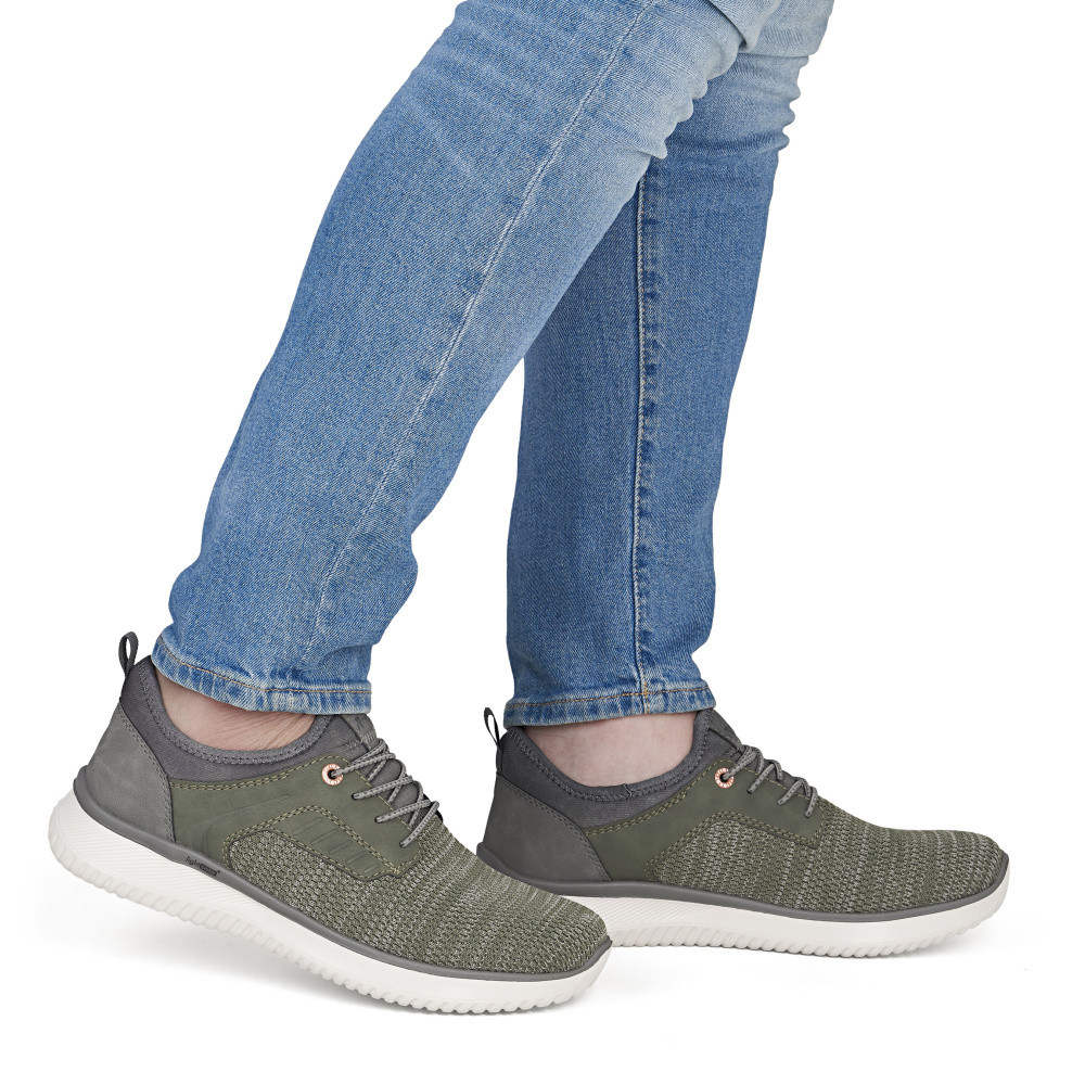 detail Pánské tenisky RIEKER B9651-52 zelená S6