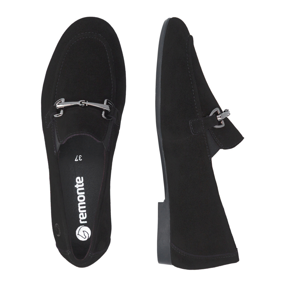 detail Dámské mokasíny REMONTE D0K13-02 černá S6