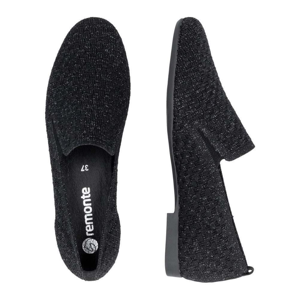 detail Dámské mokasíny REMONTE D0K15-02 černá S6