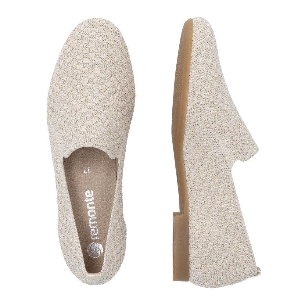 detail Dámské mokasíny REMONTE D0K15-60 béžová S6