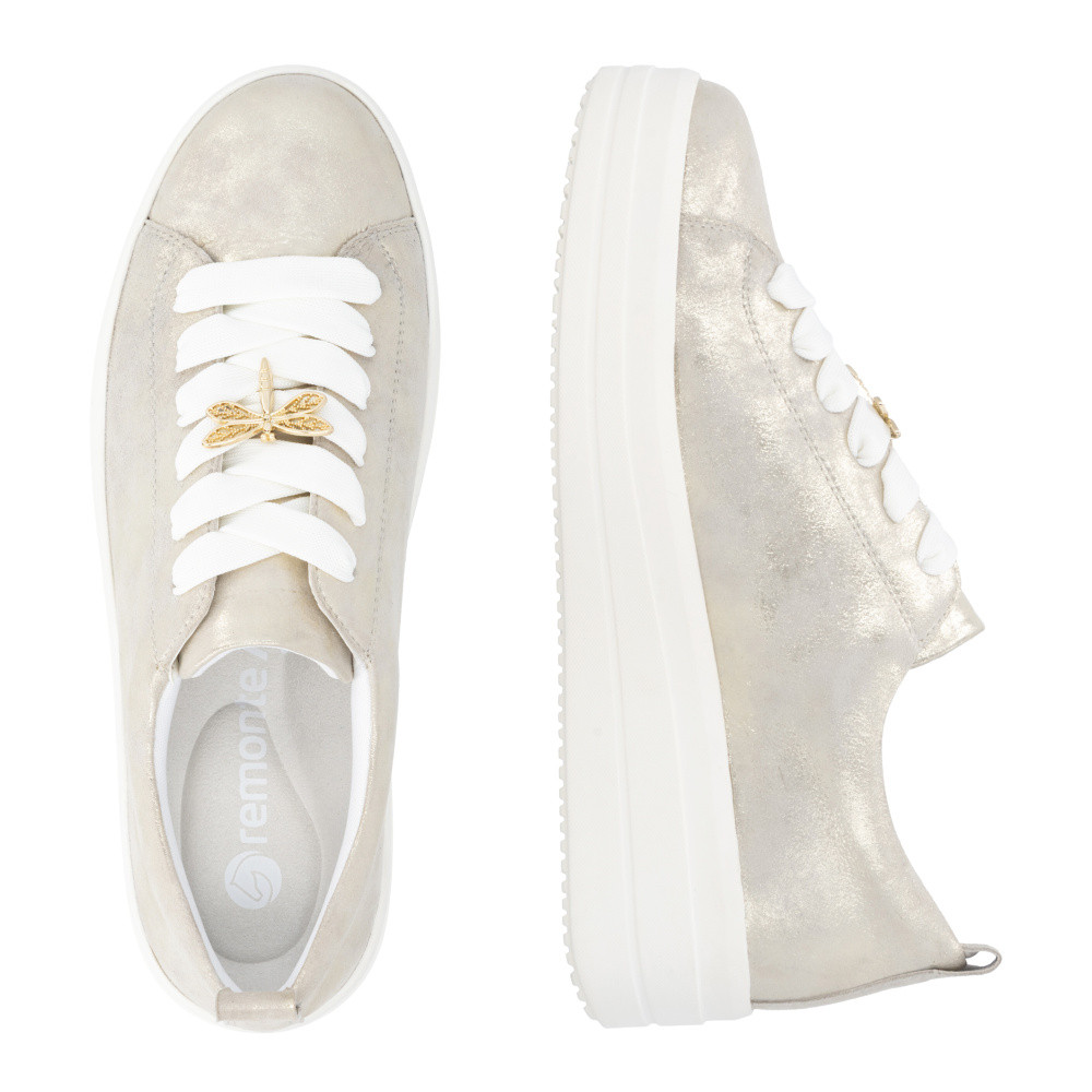 detail Dámské tenisky REMONTE D1C03-91 zlatá S6