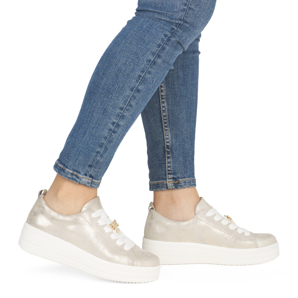 detail Dámské tenisky REMONTE D1C03-91 zlatá S6