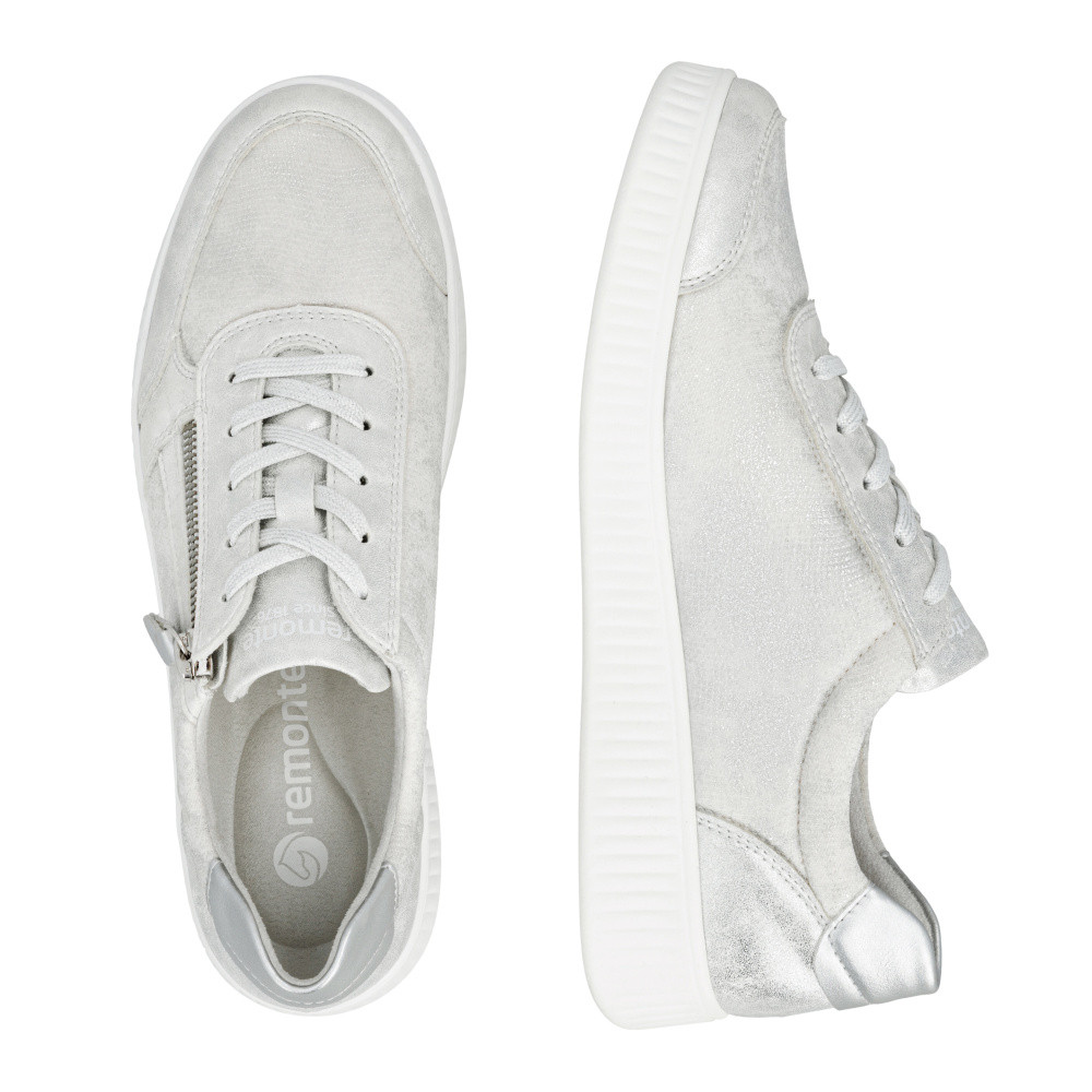 detail Dámské tenisky REMONTE D2E05-90 stříbrná S6