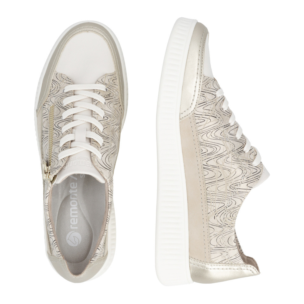 detail Dámské tenisky REMONTE D2E06-90 béžová S6