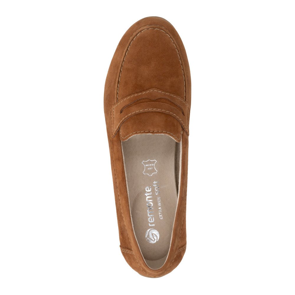 detail Dámské mokasíny REMONTE D3K00-22 hnědá S6