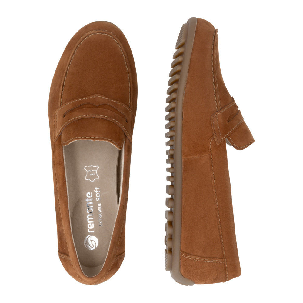 detail Dámské mokasíny REMONTE D3K00-22 hnědá S6