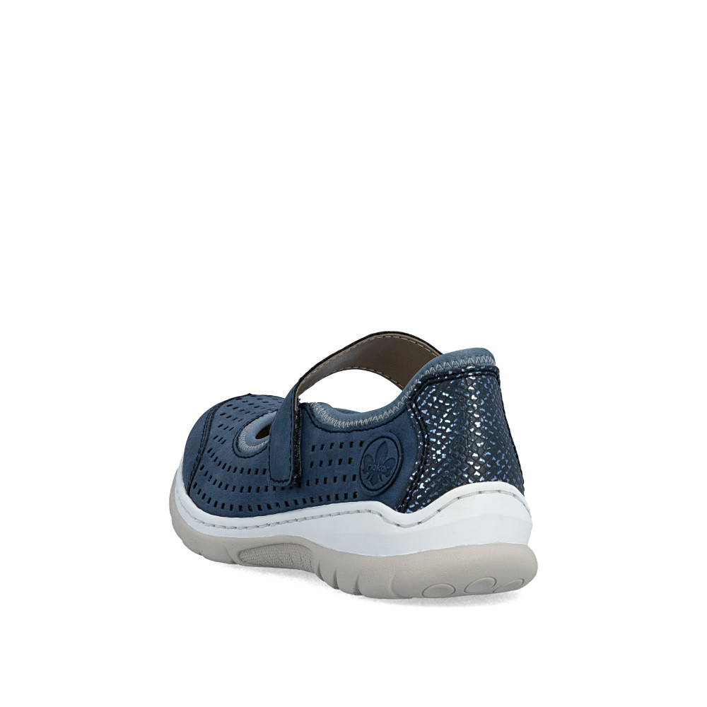 detail Dámské baleríny RIEKER L32B5-14 modrá S6