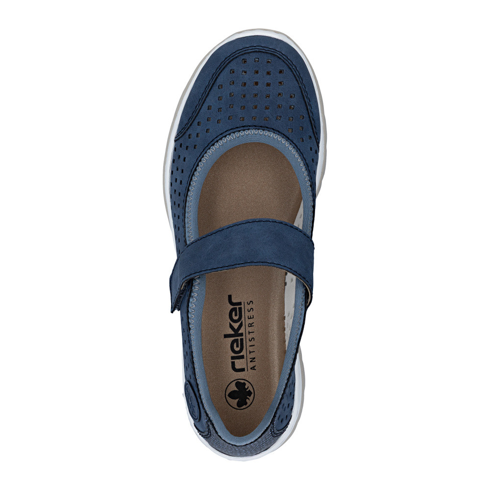 detail Dámské baleríny RIEKER L32B5-14 modrá S6