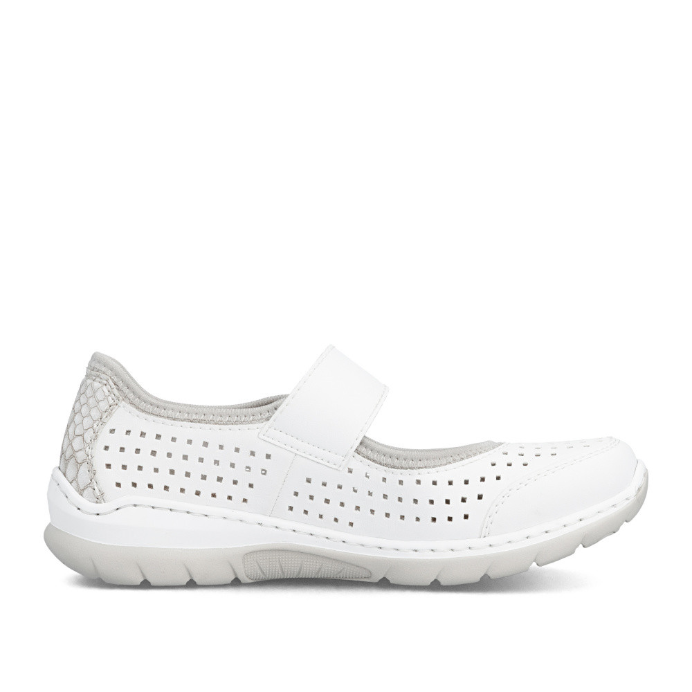 detail Dámske baleríny RIEKER L32B5-82 biela S6