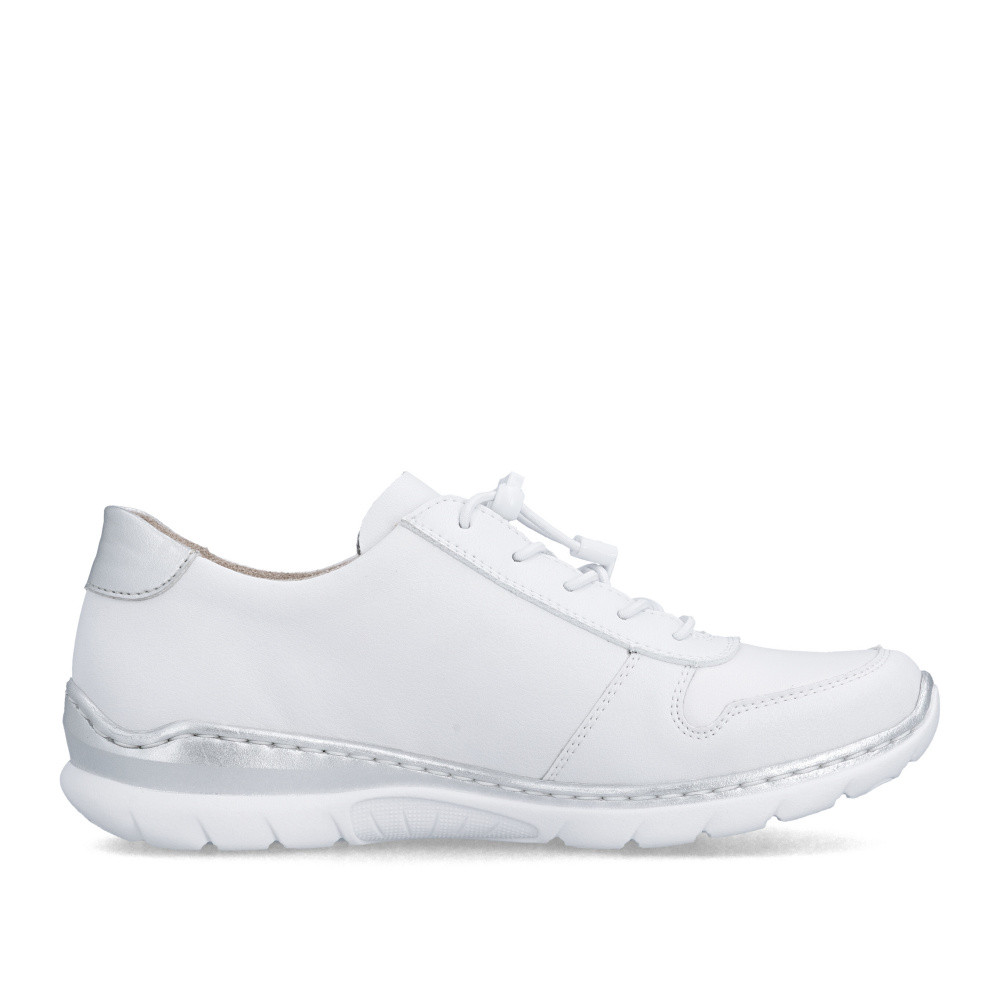 detail Dámské polobotky RIEKER L32F3-80 bílá S6