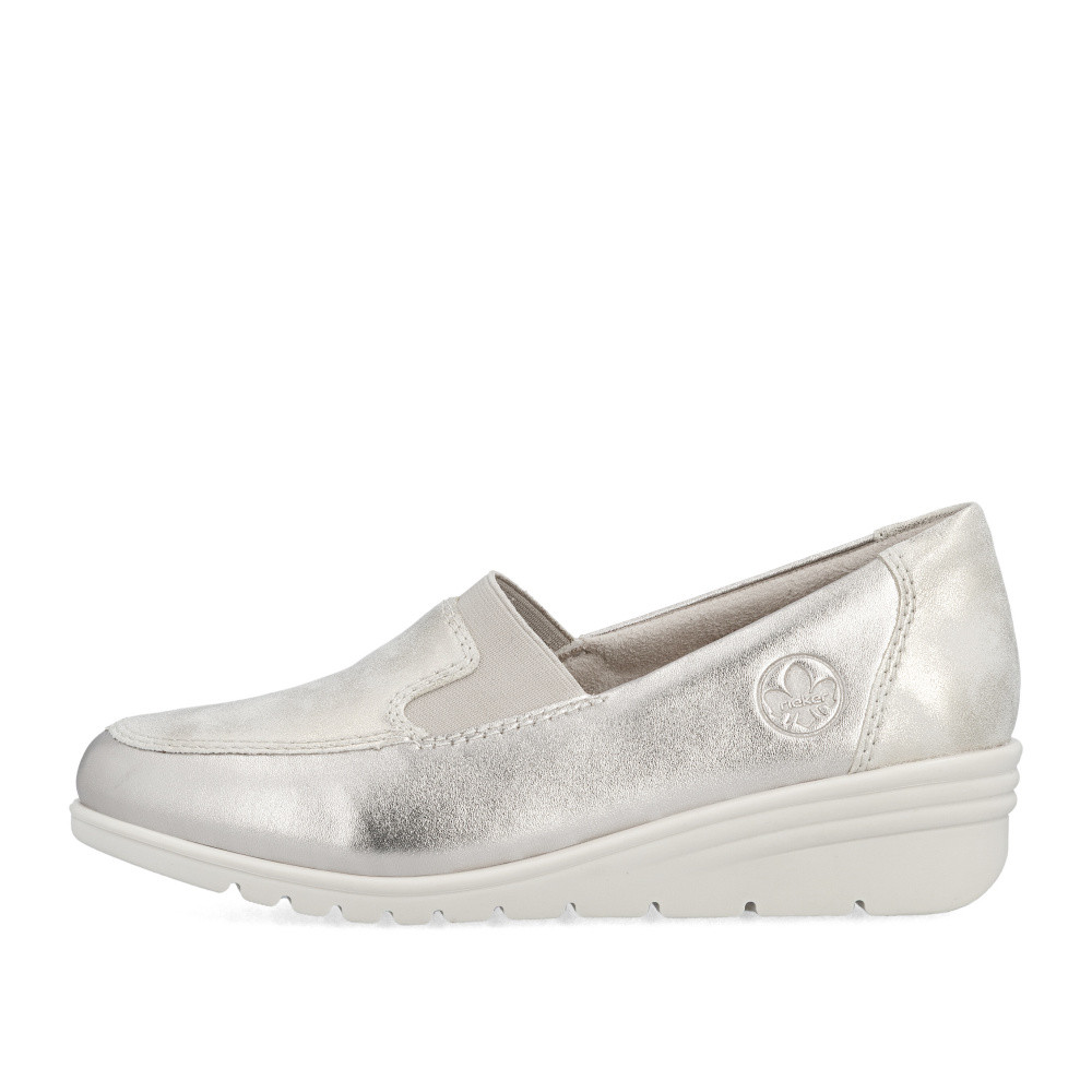 detail Dámské mokasíny RIEKER L5351-60 zlatá S6