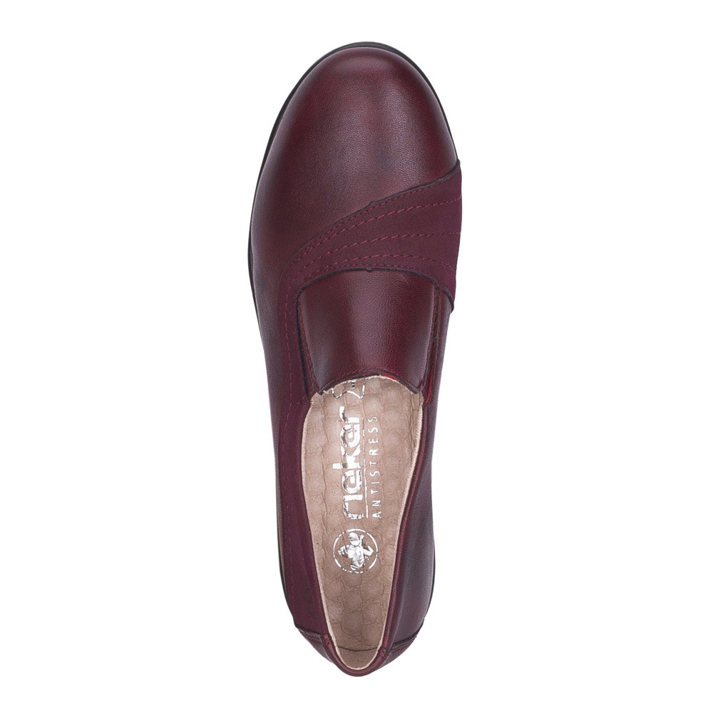 detail Dámské mokasíny RIEKER L5356-35 červená S6