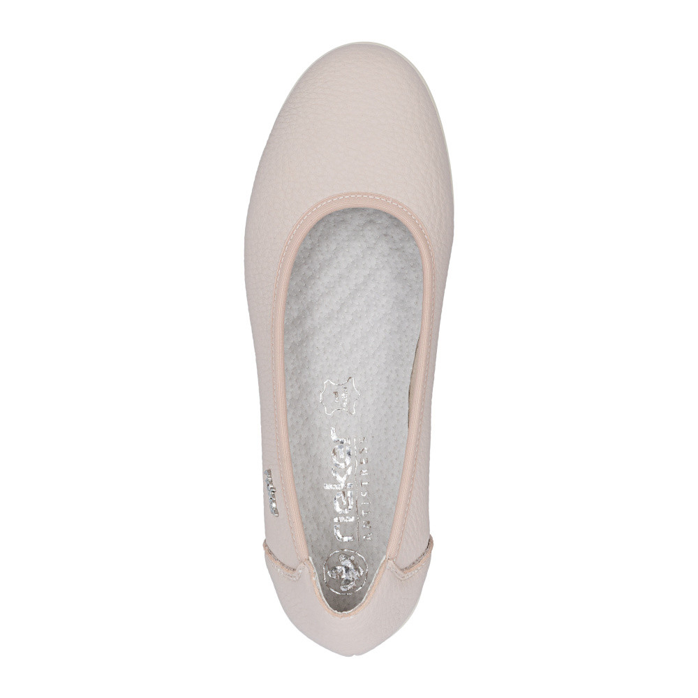 detail Dámské baleríny RIEKER L5360-31 růžová S6