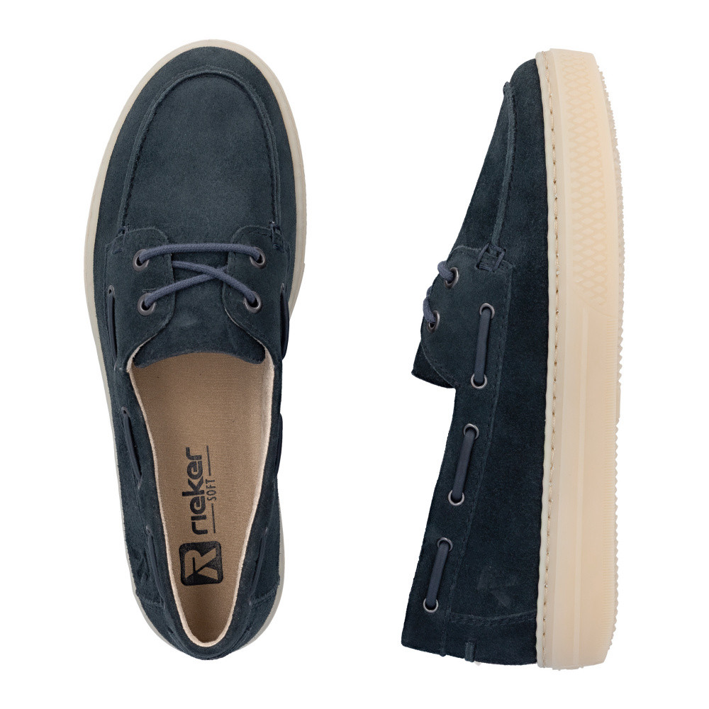 detail Dámské mokasíny RIEKER L5905-14 modrá S6