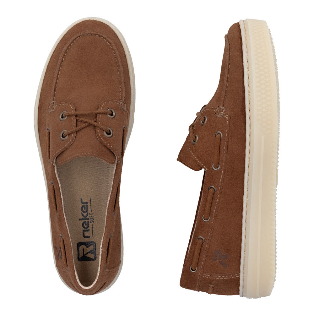 detail Dámské mokasíny RIEKER L5905-24 hnědá S6