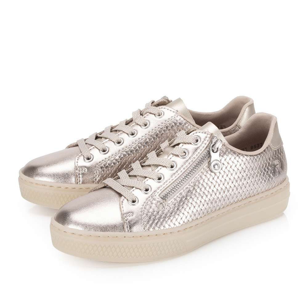 detail Dámské tenisky RIEKER L5955-90 zlatá S6