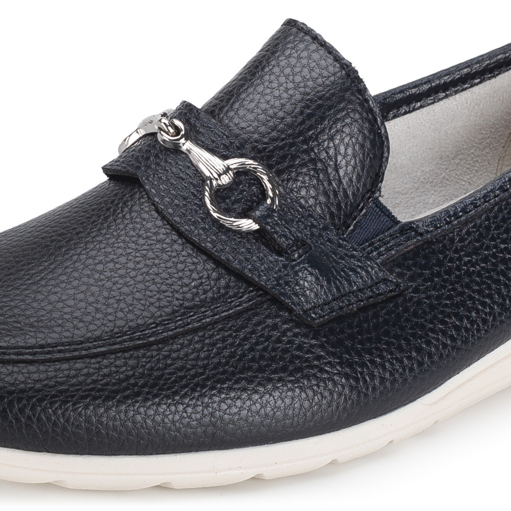 detail Dámské mokasíny RIEKER L9355-14 modrá S6