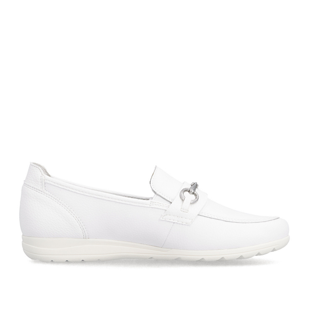 detail Dámské mokasíny RIEKER L9355-80 bílá S6