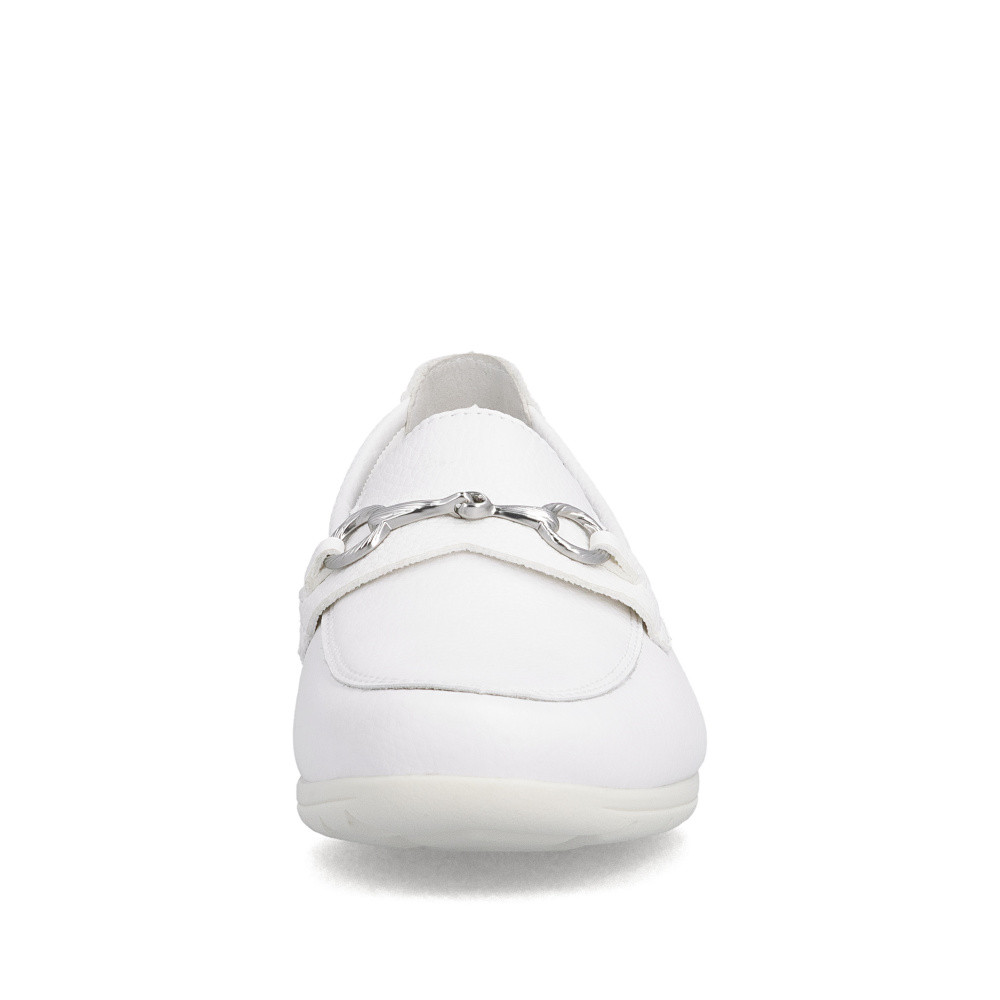 detail Dámské mokasíny RIEKER L9355-80 bílá S6