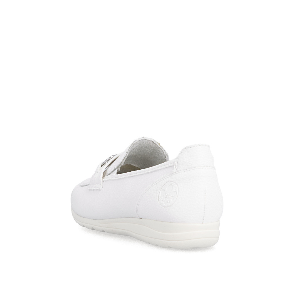 detail Dámské mokasíny RIEKER L9355-80 bílá S6