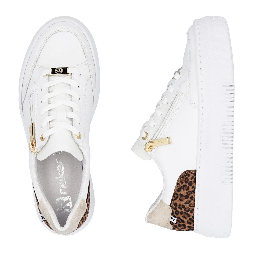 detail Dámské tenisky RIEKER M1900-80 bílá S6