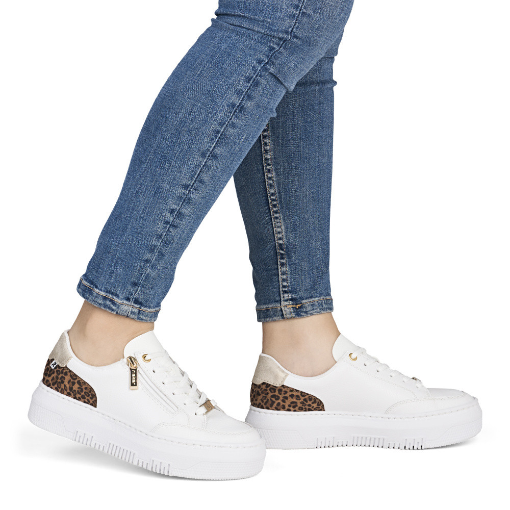 detail Dámské tenisky RIEKER M1900-80 bílá S6