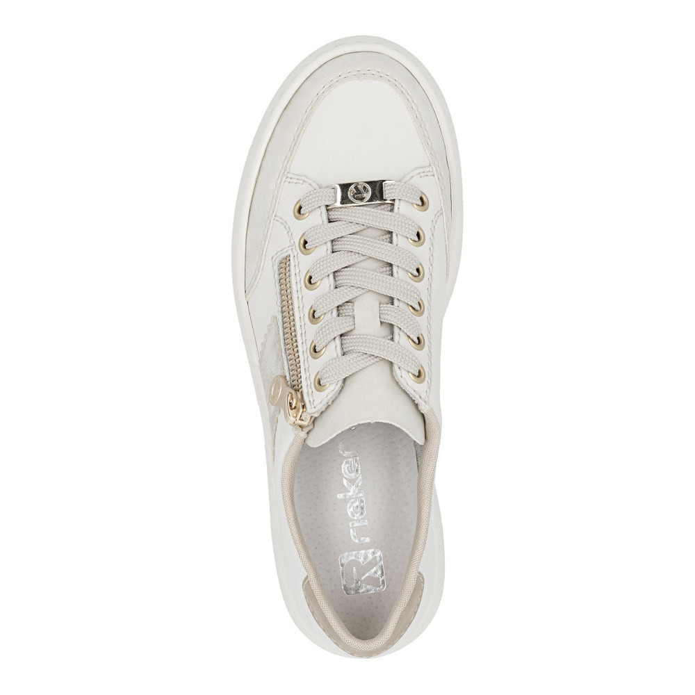 detail Dámské tenisky RIEKER M1912-80 béžová S6