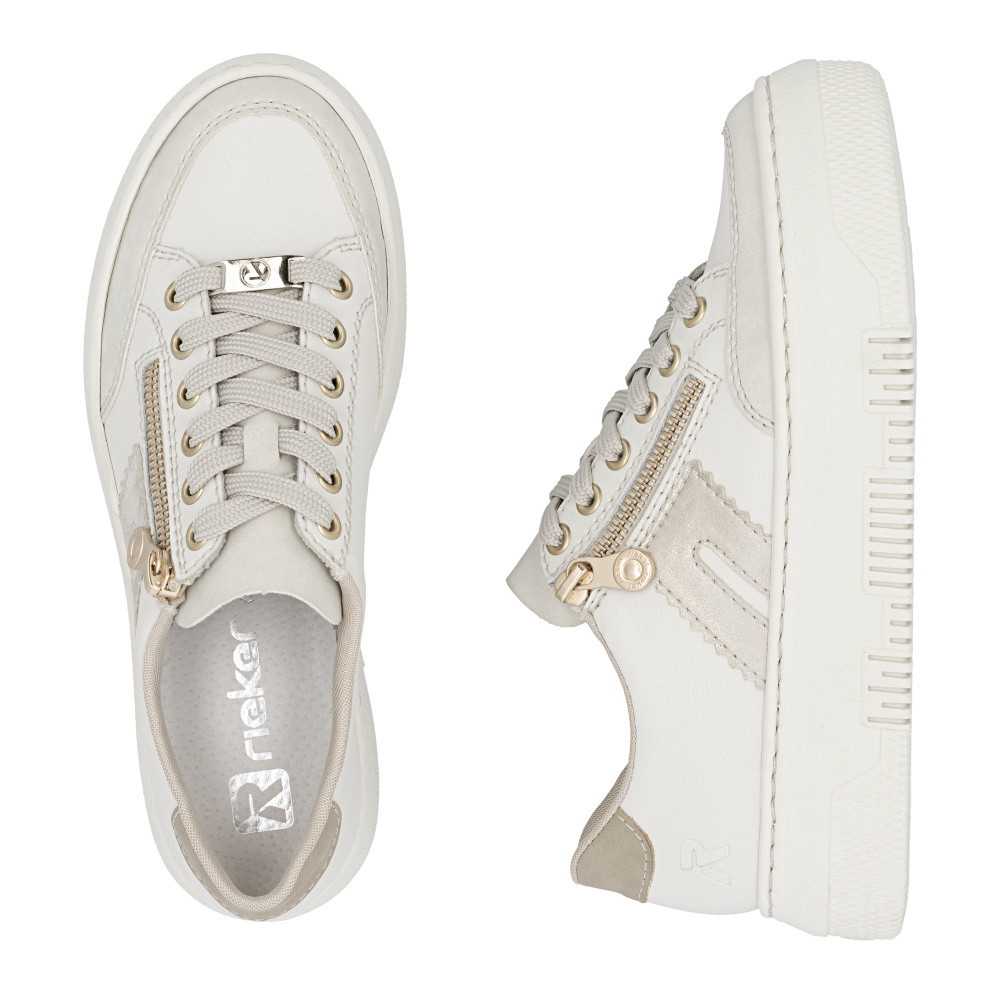 detail Dámské tenisky RIEKER M1912-80 béžová S6