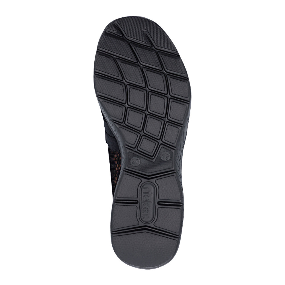 detail Dámské baleríny RIEKER M5075-00 černá S6