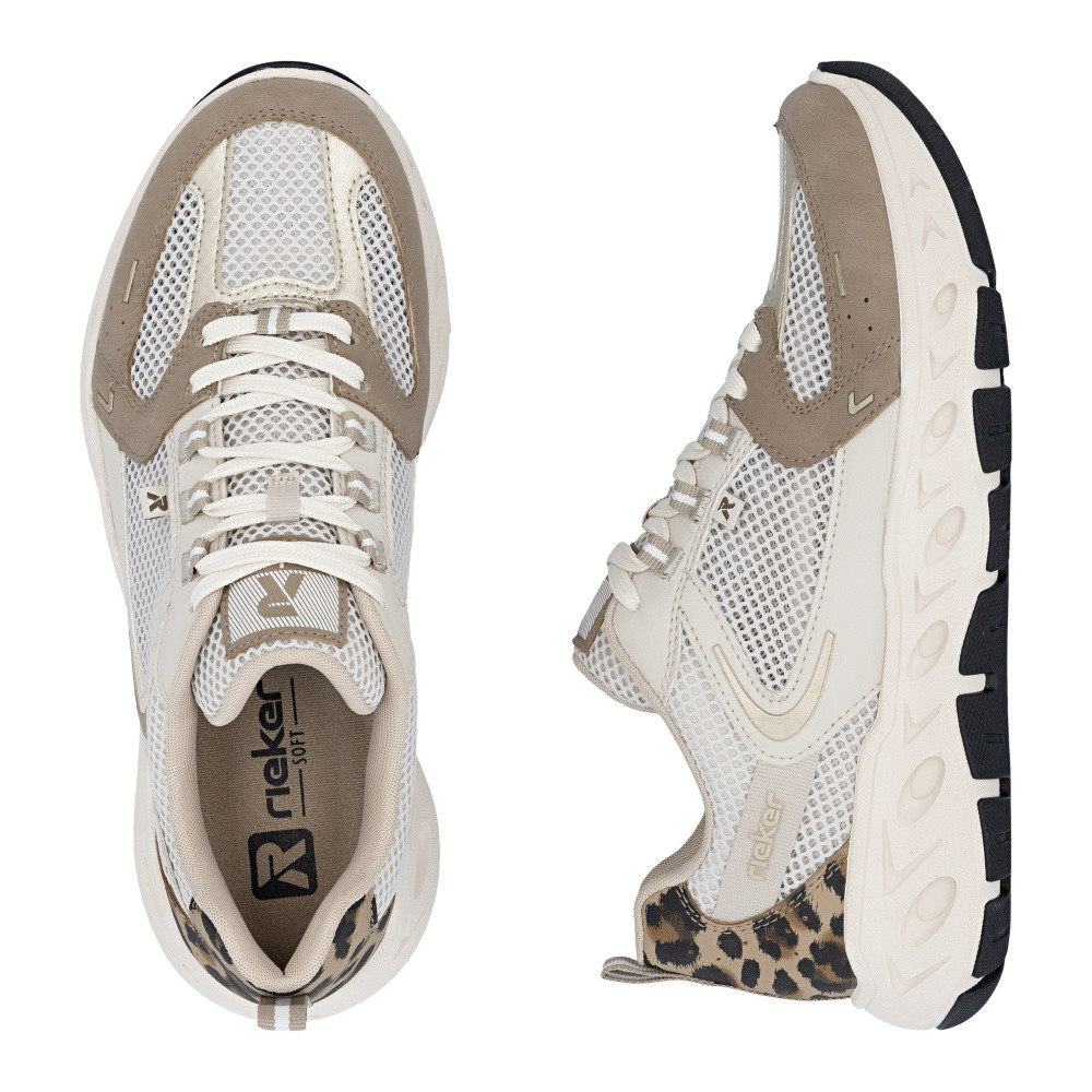 detail Dámské tenisky RIEKER M6501-60 béžová S6