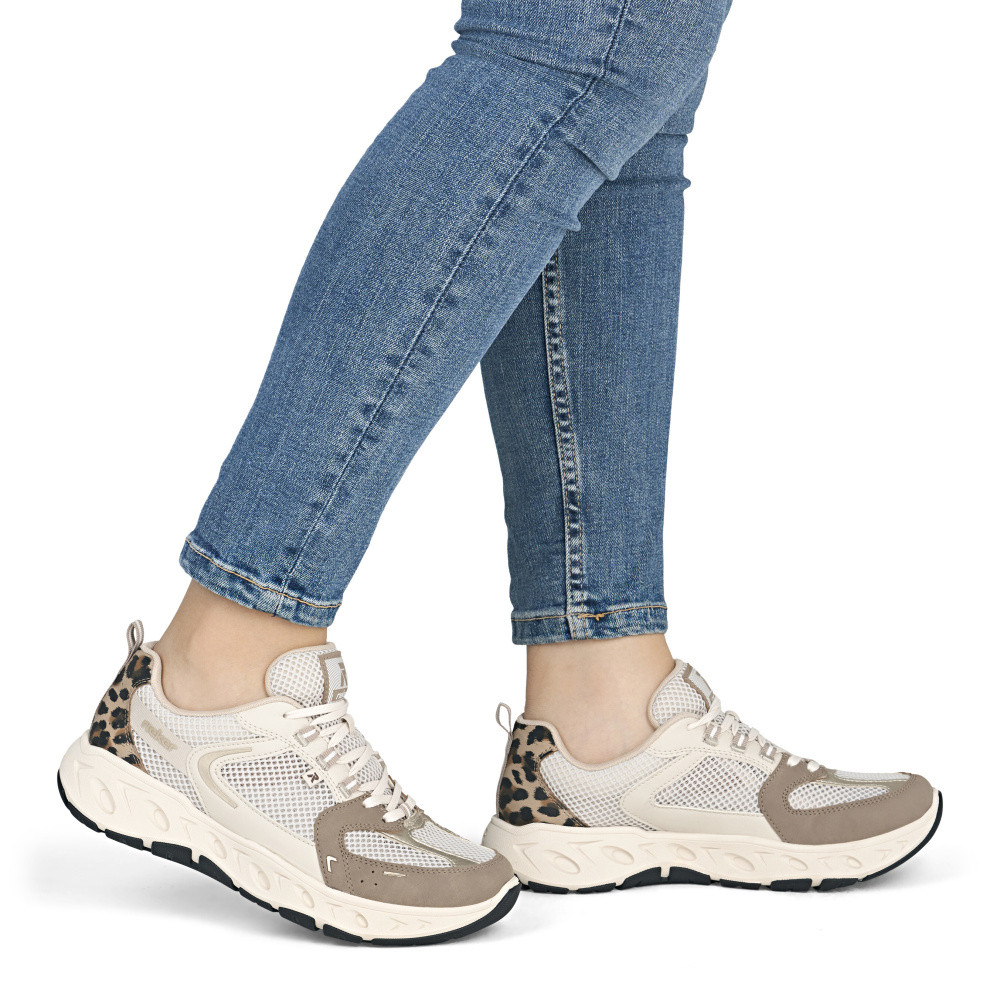 detail Dámské tenisky RIEKER M6501-60 béžová S6